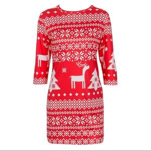 Dresses - Classic Casual & Sexy Christmas Print Dress Dresses - Classic Casual & Sexy Christmas Print Dress